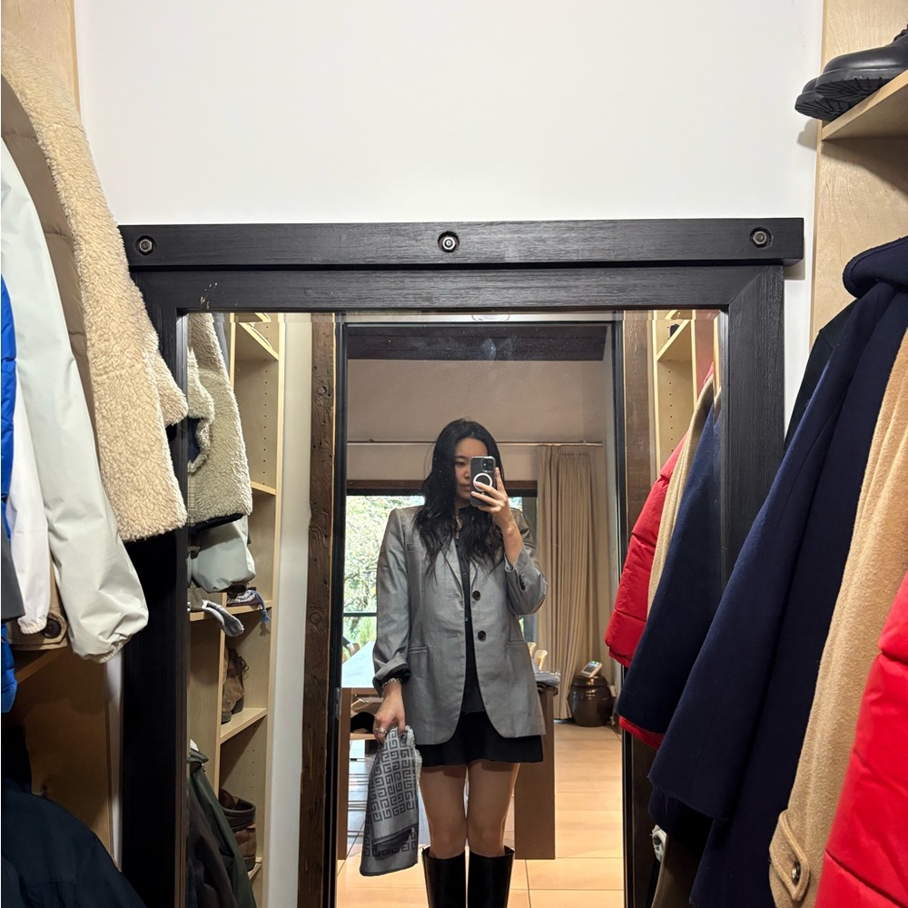 Balenciaga gray blazer
